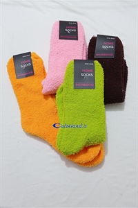 Socks Chenille United color - Socks in chenille united color