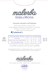 Malerba Collant Gessato in microfibra