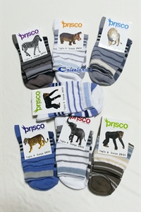 Socks Striped - High sock for children in striped cotton 