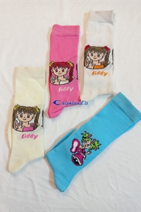 Cotton knee-high Lilly - Light cotton knee-highs for girl