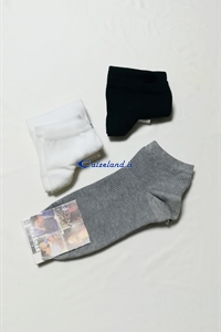 Socks Delicado - Short sport sock in ribbed cotton.