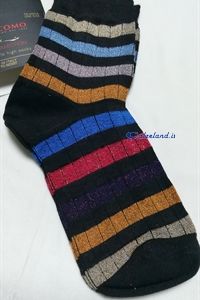 Viscose women's soks - Viscose women's soks multicolor stripes