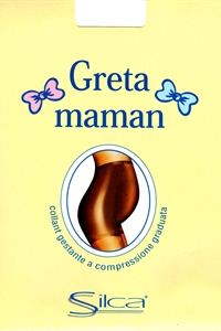 Greta maman - Collant premaman riposante 40 denari con guaina anatomica.