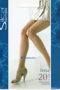 Lena pantyhose 20 den - Nude-look pantyhose 20 denier opaque with flat seam e T-band.
