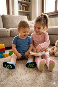 Calzino antiscivolo Bicolor - Antiscivolo bicolore per bambini