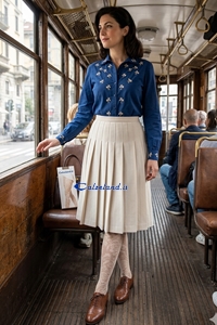 Weasley Collant in pizzo - Collant in microfibra 20 denari con lavorazione in pizzo.