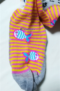 Detail non-slip sock girl