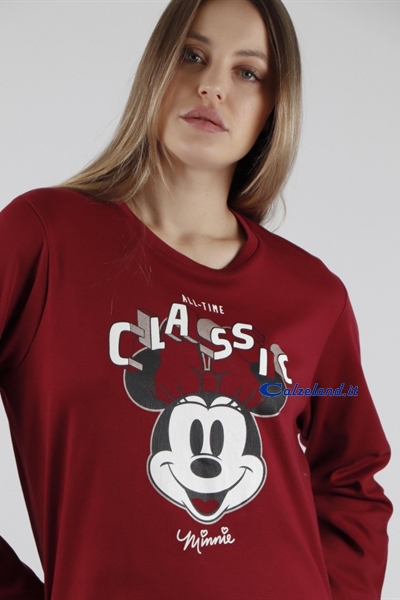 Disney Minnie pigiama in cotone caldo per donna