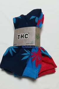 thc blue-red sock