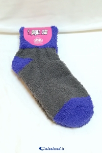grey and lilla nille sock