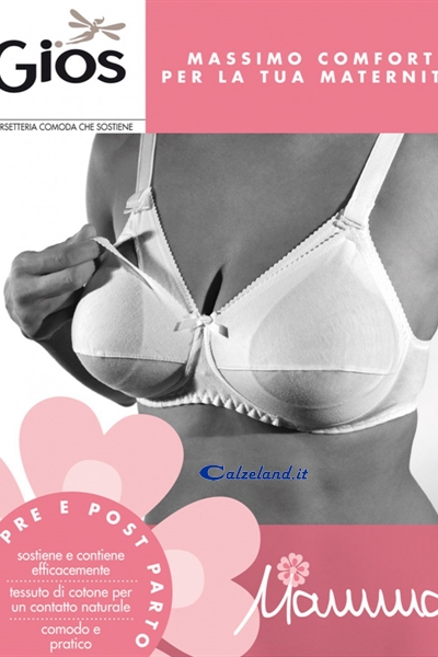 Reggiseno in puro cotone per allattamento