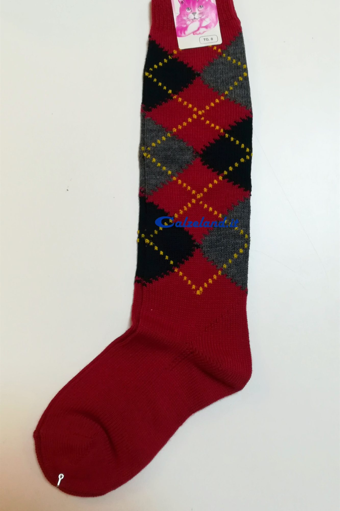 Calze Uomo Lana Scozzese Per Kilt - Highland Wear, Ginocchio Alto, Taglia 39-45 - Foto 4