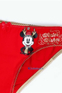 Disney slip rosso con Minnie in scatola regalo