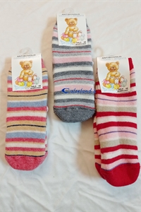 Zoom Rigato - Antiscivolo in angora, cotone e viscosa