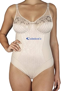 Selene Body Scarlett contenitivo e con coppe in pizzo