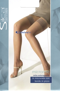 Stay-up stocking micro fishnet - Stay-up stocking micro fishnet with lace border comfortable.)