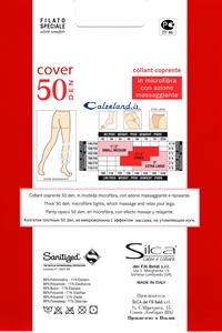 Cover collant 50 denari in microfibra