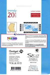 Vendita collant 20 denari in microfibra