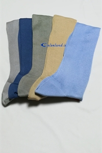 Smooth knitted cotton knee-high - Smooth knitted cotton knee-highs)