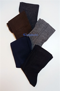 Short wool sock for men